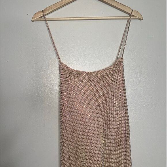 LoveShackFancy Calvert Crystal-Embellished Maxi Dress Off-White Size 14 Plus - Picture 5 of 11